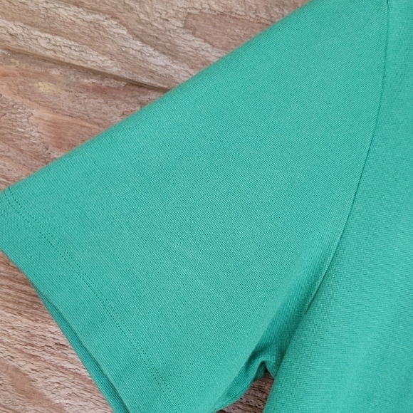 Theory Size Medium Green and Navy Kayser Anemone Milano Polo - Picture 4 of 7